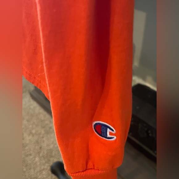 Champion Virginia Tech Orange Long Sleeve Shirt Small S - Picture 3 of 5